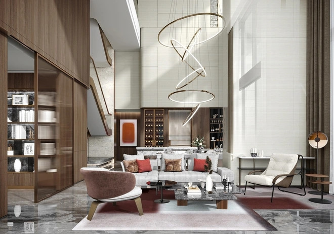 Nổi bật trong khối tài sản ấy là căn penthouse hạng sang tại TP HCM được nam ca sĩ tậu vào giữa năm 2022 với mức giá lên đến 100 tỷ đồng. Ảnh: Facebook