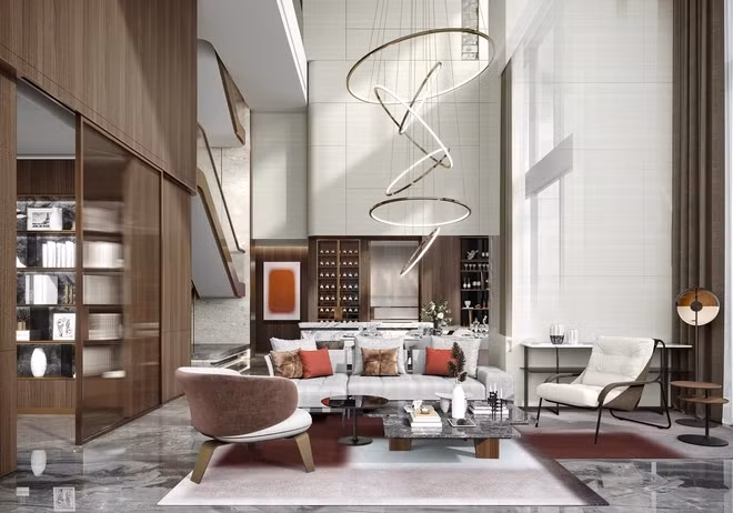 Nổi bật trong khối tài sản ấy là căn penthouse hạng sang tại TP HCM được nam ca sĩ tậu vào giữa năm 2022 với mức giá lên đến 100 tỷ đồng. Ảnh: Facebook