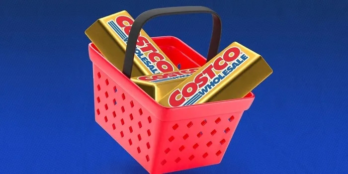 Gần đây, Craig Beauregard (33 tuổi) và Julia Edwards (29 tuổi), thêm vàng vào giỏ hàng trong lúc mua sắm tại siêu thị Costco. Ảnh: Getty