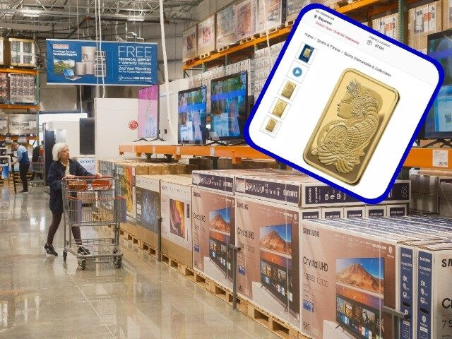 Theo thông tin đăng tải trên website của Costco, những thỏi vàng nguyên chất 99,99% này không có bất kỳ chương trình khuyến mãi nào. Ảnh: Breitbart