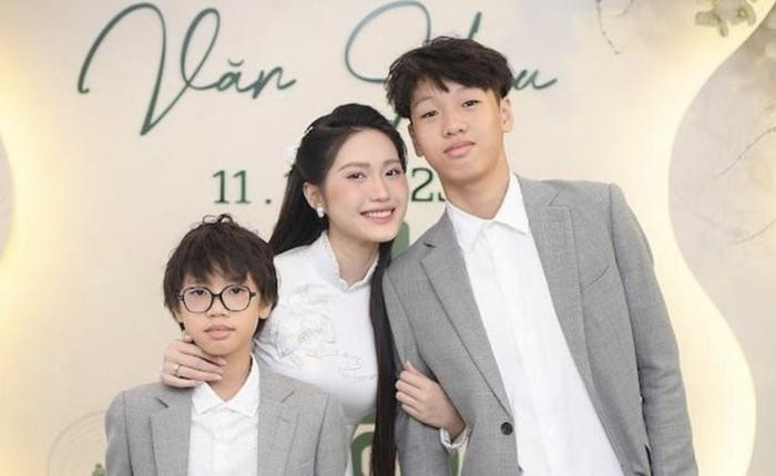 Doan Hai My nghiem khac voi em trai, me ruot phan ung chu y