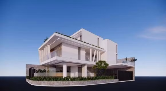 Qua ảnh có thể thấy căn biệt thự nằm ngay ở mặt phố, được bao quanh là cổng sát an toàn. Ảnh: FBNV