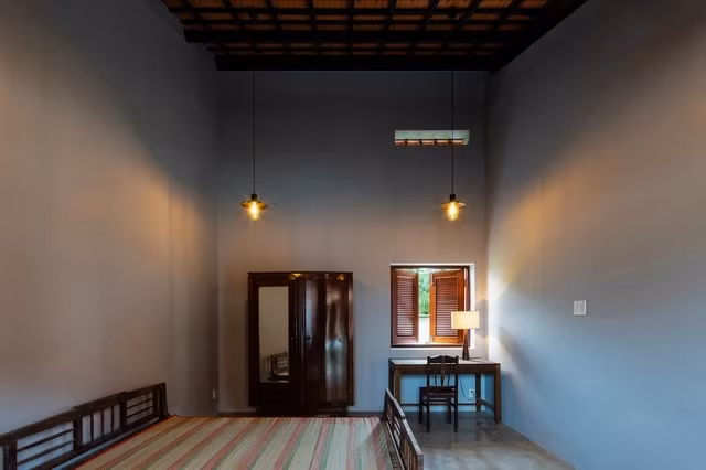 Phần lớn không gian đều thiết kế mở nhưng phòng ngủ vẫn đảm bảo sự riêng tư cần thiết.