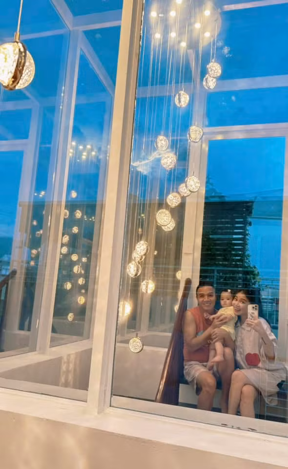 Không gian tầng 6 trong ngôi nhà của MC Hoàng Linh do ông xã cô thiết kế. Ảnh: FB Nguyen Hoang Linh