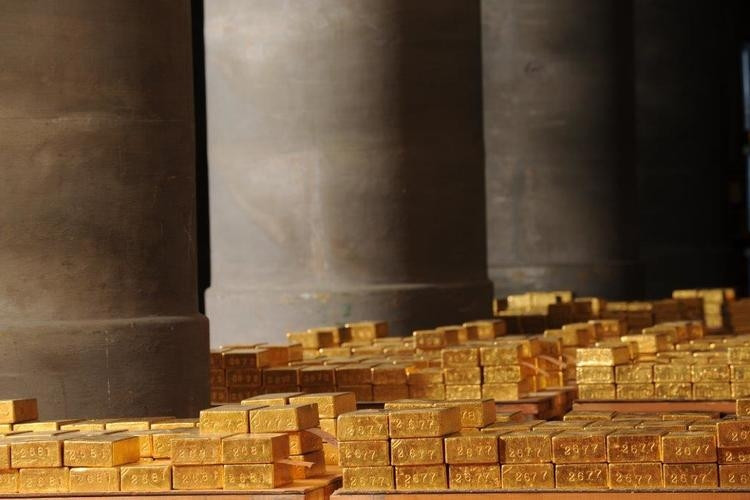 2.436,97 tấn là số vàng Pháp đang dự trữ. Phần lớn số vàng này được Pháp mua trong thập niên 50 và 60. Ảnh: Getty