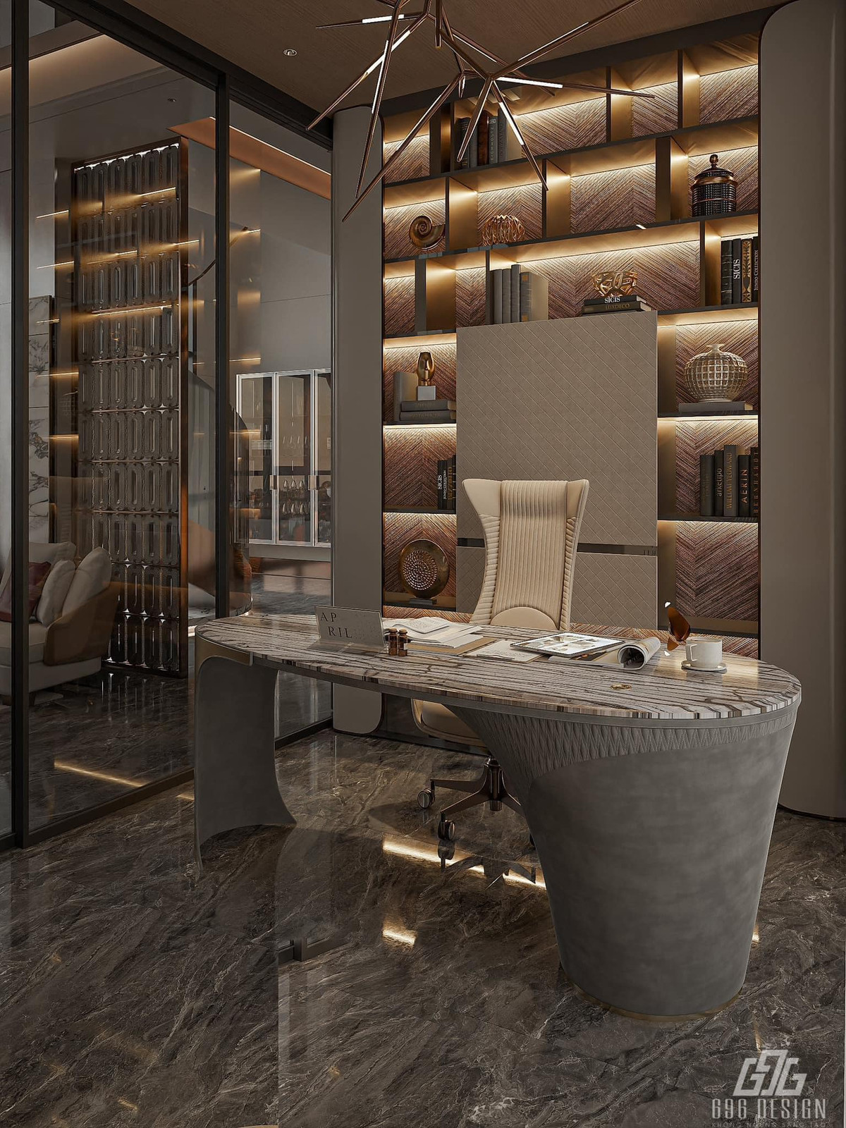 Nội thất bên trong các phòng được thiết kế hiện đại. Ảnh: FB Hằng Túi