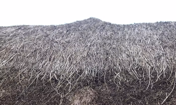 Theo chủ nhân, căn nhà mang kiến trúc độc đáo, mái bổi được dày từ 70cm đến 1m và bao quanh bởi tường bao. Ảnh; Daidoanket