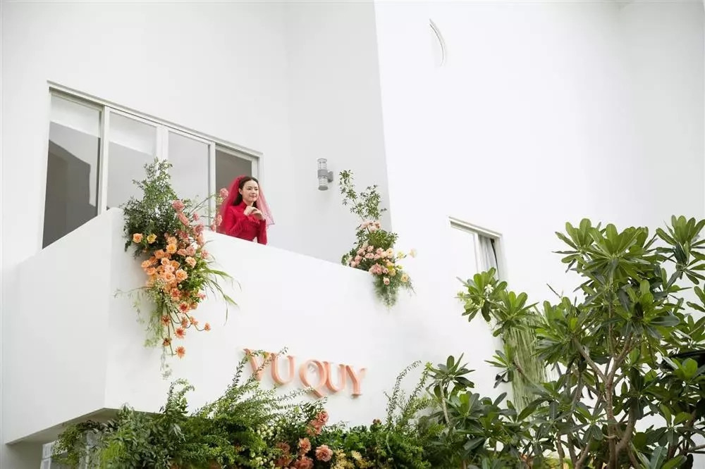 Midu cho biết đã âm thầm xây dựng căn nhà này trong một năm. Ảnh: FBNV