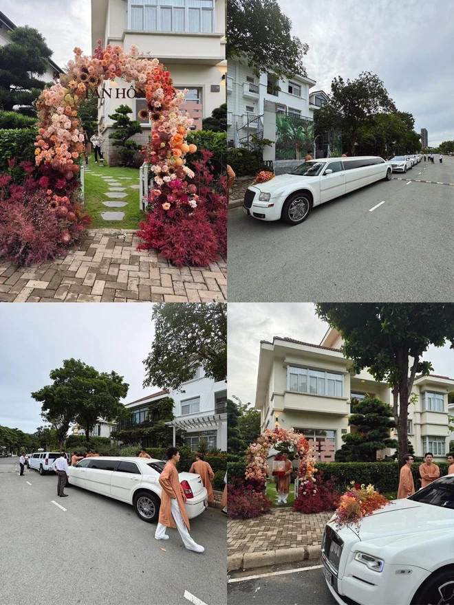 Trong lễ vu quy, căn biệt thự siêu to trong khu nhà giàu tại quận 7 (TP HCM) của gia định thiếu gia Minh Đạt cũng được hé lộ. Ảnh: Vietnamnet