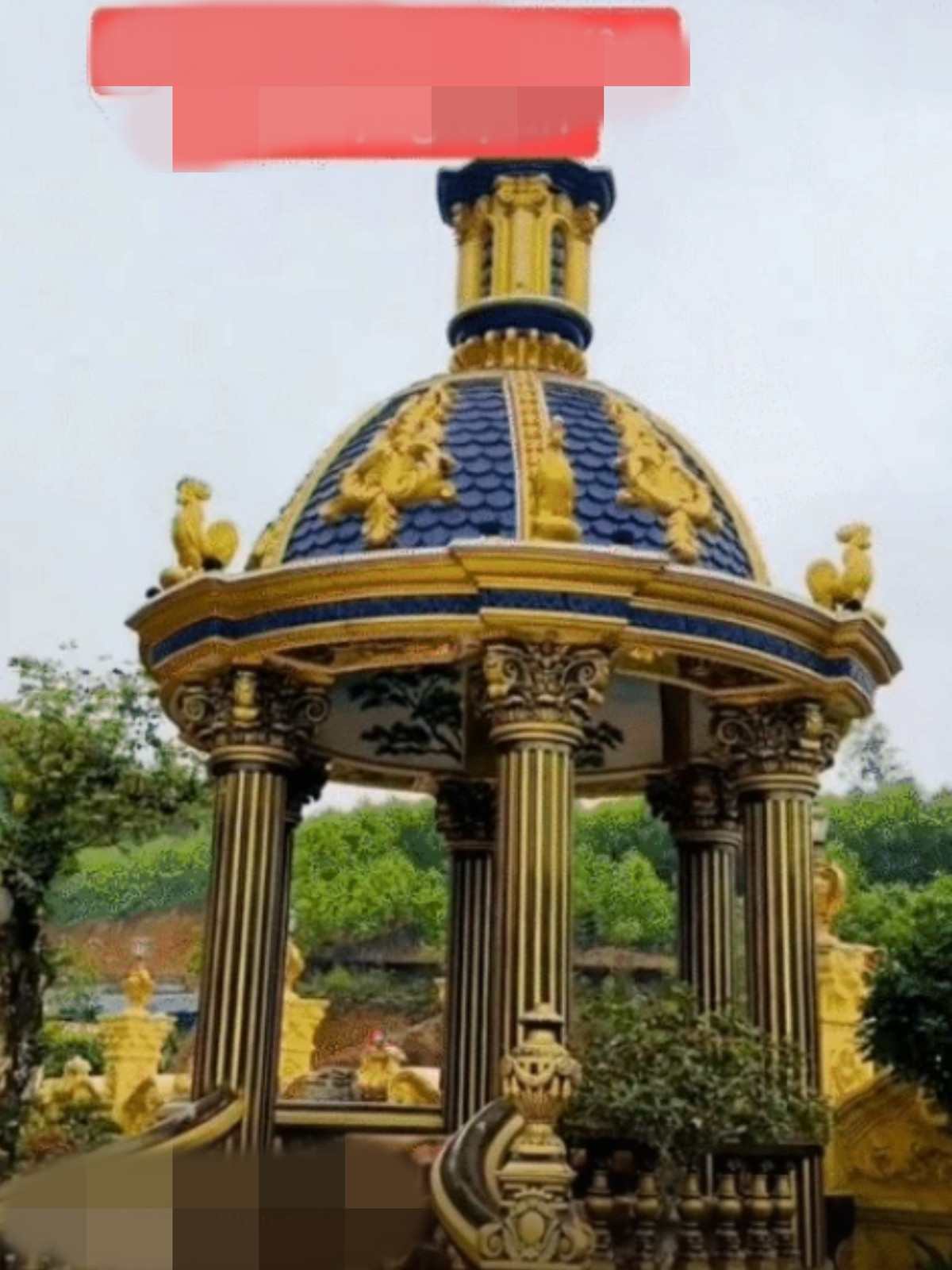 Dự kiến, đến cuối năm nay tòa lâu đài mới hoàn thiện.