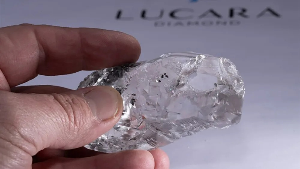 Năm 2023, Lucara công bố phát hiện một viên kim cương nặng hơn 1.000 carat nữa tại mỏ Karowe ở Botswana. Ảnh: Robbreport