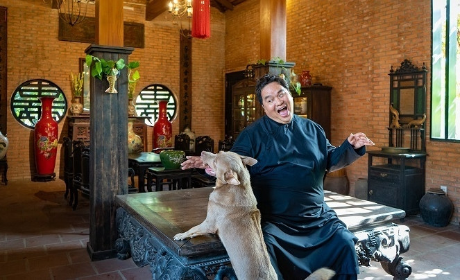 Hoàng Mập từng tiết lộ có nhiều đại gia sau khi tham quan đã hỏi mua lại căn nhà vì quá yêu thích. Tuy nhiên, nam diễn viên không có ý định bán. Ảnh: Vietnamnet