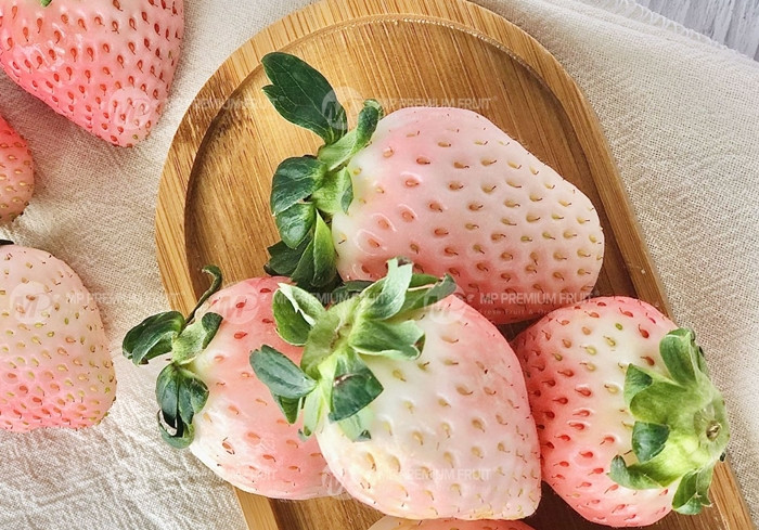 Tại Việt Nam, dâu tây Bạch Tuyết trồng thành công tại Đà Lạt từ năm 2020. Thời điểm mới xuất hiện, dâu tây Bạch Tuyết trồng tại Việt Nam giá khoảng 2 triệu đồng/kg. Ảnh: Minh Phương Fruit