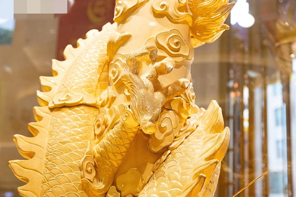 Đại long nhả ngọc" được xác nhận kỷ lục lớn nhất Việt Nam từ năm 2019. Ảnh: Minh Đức/VTCNews