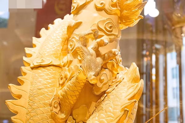 Đại long nhả ngọc" được xác nhận kỷ lục lớn nhất Việt Nam từ năm 2019. Ảnh: Minh Đức/VTCNews