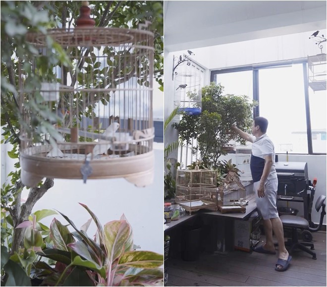 Khu vực này có thiết kế mở với trần cao và cửa sổ lớn, cho ánh sáng tự nhiên tràn vào.