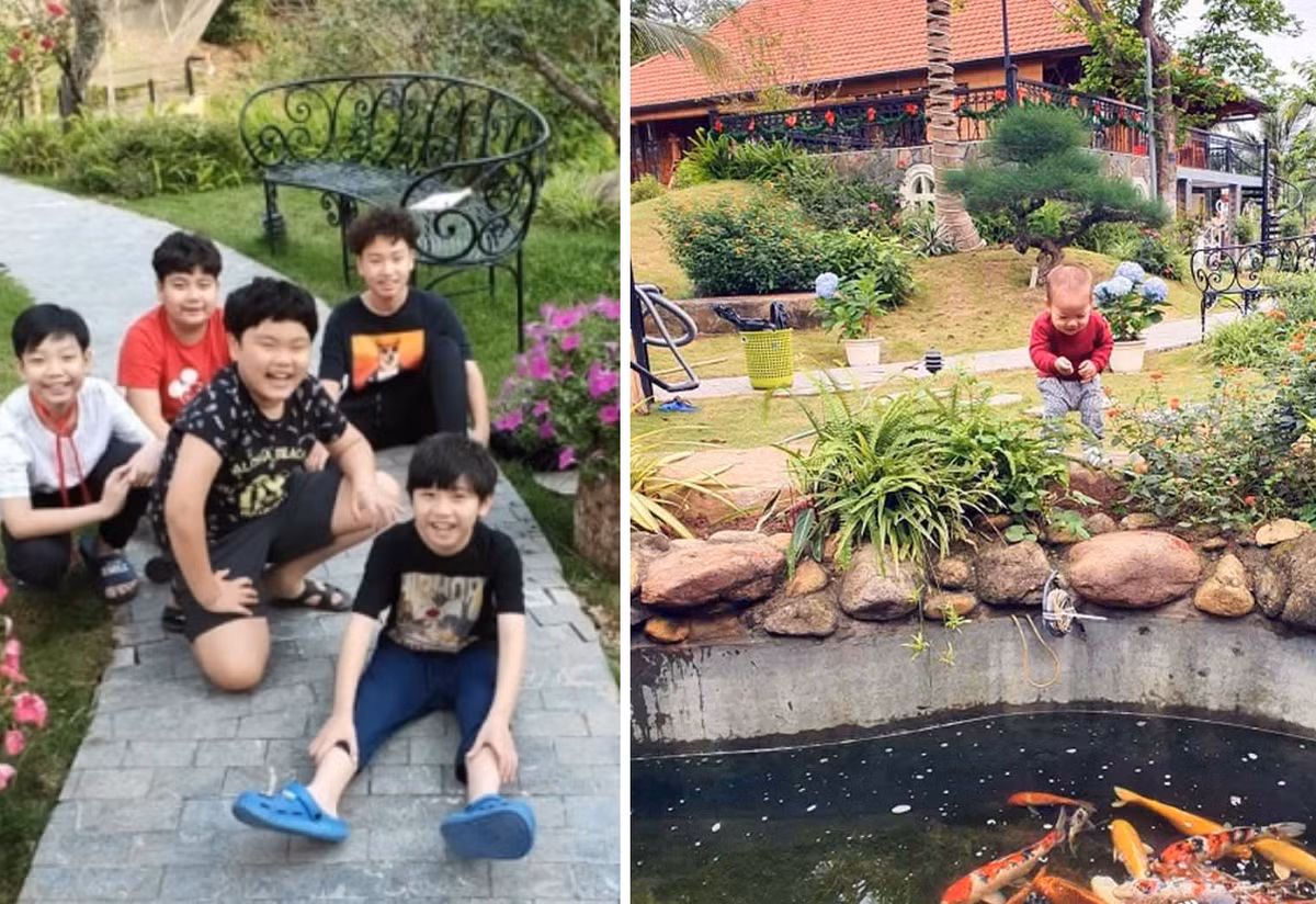 Xuân Bắc đã dành khá nhiều thời gian, tâm huyết để xây dựng và chăm chút cho tổ ấm này.