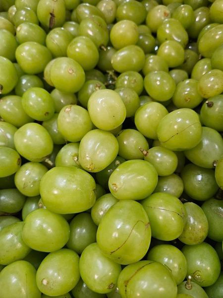 Anh Khương (một đầu mối buôn hoa quả tại chợ Long Biên) cho biết, nho giá rẻ đang bán rầm rộ các chợ là nho nhập khẩu từ Trung Quốc. Ảnh: Fcebook