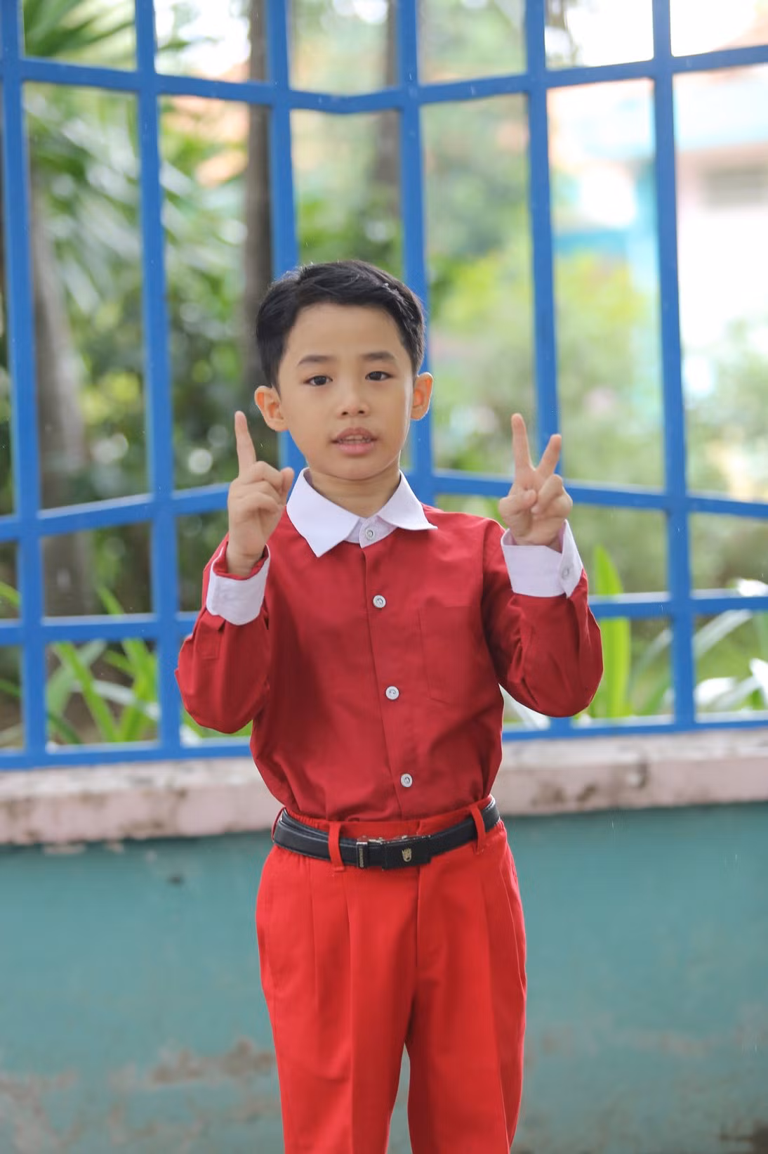 Em út Huỳnh Đức Thanh (sinh ngày 17/10/2007 tại Đà Nẵng) là một bạn nhỏ rất hiền, thật thà và biết thương người. Đức Thanh “gặp ai cũng thương, gặp con vật nào cũng thương” nên rất được các bạn trong nhà chung yêu mến.