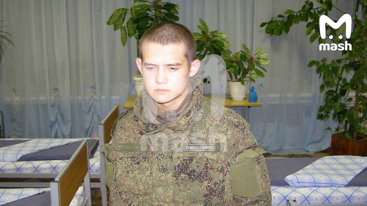 Ủy ban điều tra Nga sau đó xác định danh tính người lính bắn chết đồng nghiệp là Ramil Shamsutdinov, thuộc đơn vị 54160 ở vùng Zabaikalsky. Ảnh: Mash.