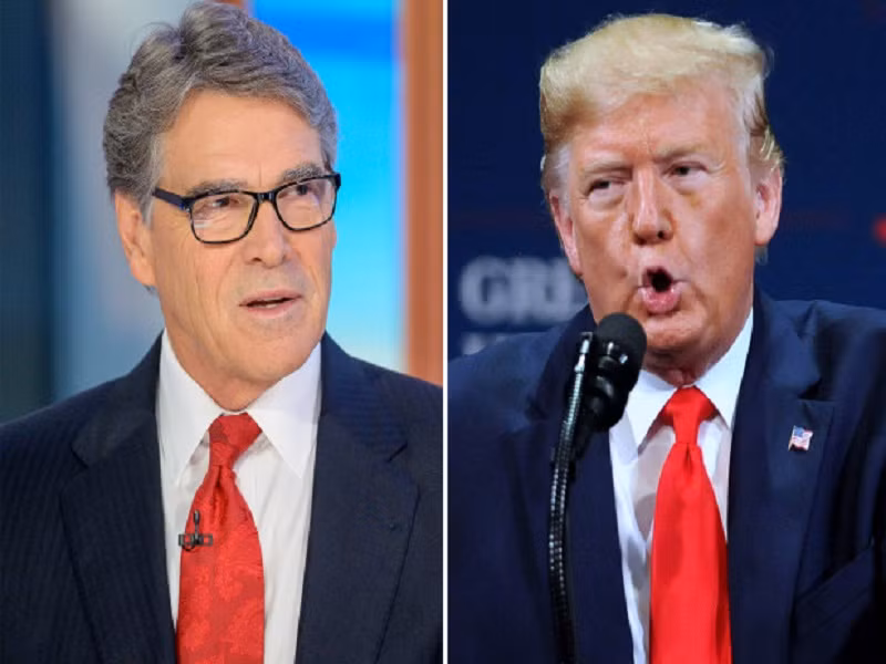 Tuyên bố được đưa ra sau khi ông Perry, người có dính líu tới cuộc điều tra luận tội Tổng thống Trump, thừa nhận đã liên hệ với luật sự riêng của chủ nhân Nhà Trắng, Rudy Giuliani, để thảo luận về việc điều tra tham nhũng nhắm vào phe Dân chủ ở Ukraine. Ảnh: NYP.