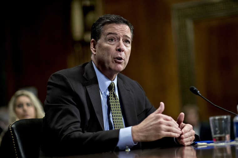 "Tôi mường tượng đến ngày 21/1/2021, tôi sẽ xóa tài khoản Twitter của mình và chuyển sang một việc khác. Nhưng cho tới khi đó, tôi không thể làm vậy", ông Comey nói tiếp. Ảnh: NBC.