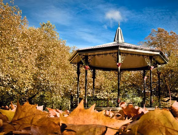 6. London (Anh): Đặt chân đến London, bạn sẽ thấy quen thuộc với những góc phố dịu dàng bên hàng cây lá đã chuyển sang vàng và đỏ.