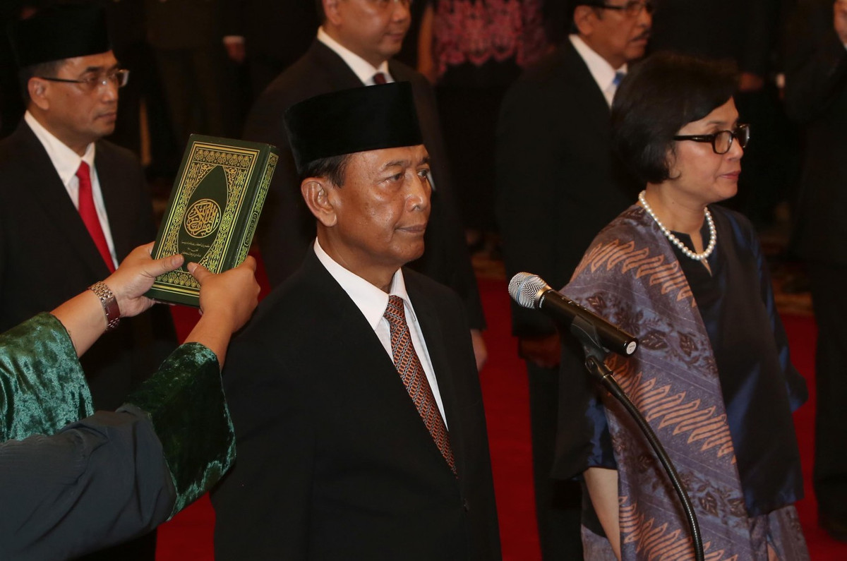 Trong khoảng thời từ tháng 12/2006 đến tháng 12/2016, ông Wiranto là Chủ tịch Đảng Hanura. Ảnh: JP.