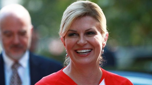 Bà Kolinda "bén duyên" với chính trị vào năm 1992 khi trở thành cố vấn cho các bộ phận hợp tác quốc tế của Bộ Khoa học và Công nghệ Croatia. Ảnh: BBC. 