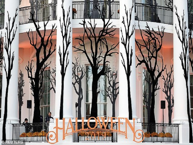 Nha Trang cua Tong thong Trump hoa “ma mi” dip Halloween 2019