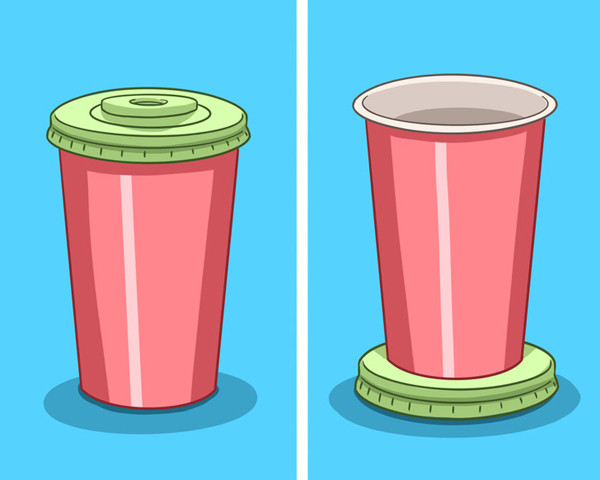 Nắp đậy cốc nhựa thường được thiết kế 1 vòng tròn nhỏ. Chúng ra đời nhằm mục đích giữ đồ uống của bạn cân bằng tốt hơn.