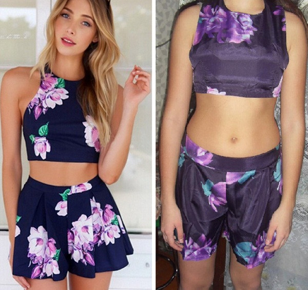 Bộ đồ mẫu mặc rất tôn dáng, không ngờ nó lại “biến hình”, mặc lên người cô gái trở thành đồ ngủ. Đã vậy, người ta còn chẳng buồn gửi cho chiếc váy, thay vào đó là mẫu quần nhăn nhúm, già nua.