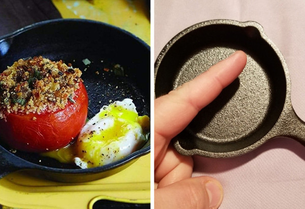 Mua hàng trên mạng, cô gái không biết sẽ làm gì với chiếc chảo siêu nhỏ, độ rộng chưa đầy 3 đốt ngón tay.
