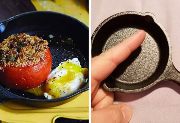 Mua hàng trên mạng, cô gái không biết sẽ làm gì với chiếc chảo siêu nhỏ, độ rộng chưa đầy 3 đốt ngón tay.