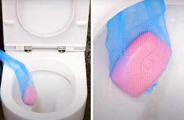 Khi thực hiện, bạn cho xà phòng vào một túi lưới, cố định dưới thành bồn. Mỗi lần xả nước, các thành phần trong xà phòng sẽ được giải phóng, giúp căn phòng trở nên dễ chịu hơn.