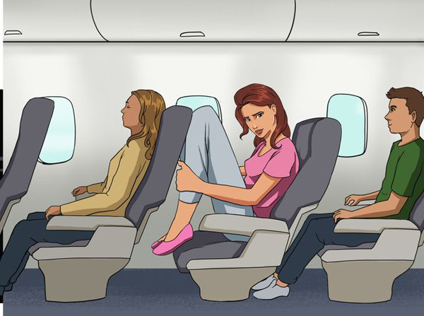 Chân dài khiến bạn không thể tìm được chỗ để chân phù hợp khi đi xe buýt, máy bay hay xem phim.