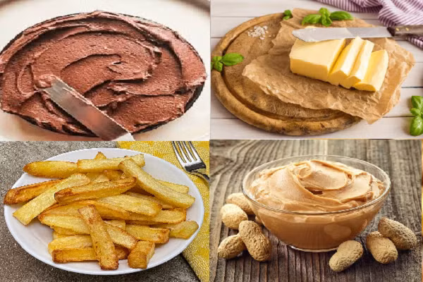 Theo nghiên cứu, 6 thực phẩm nên tránh xa bao gồm: Bơ thực vật, sô cô la, bánh ngọt, bánh quy, bơ đậu phộng, các loại khoai tây chiên. (Ảnh minh họa)