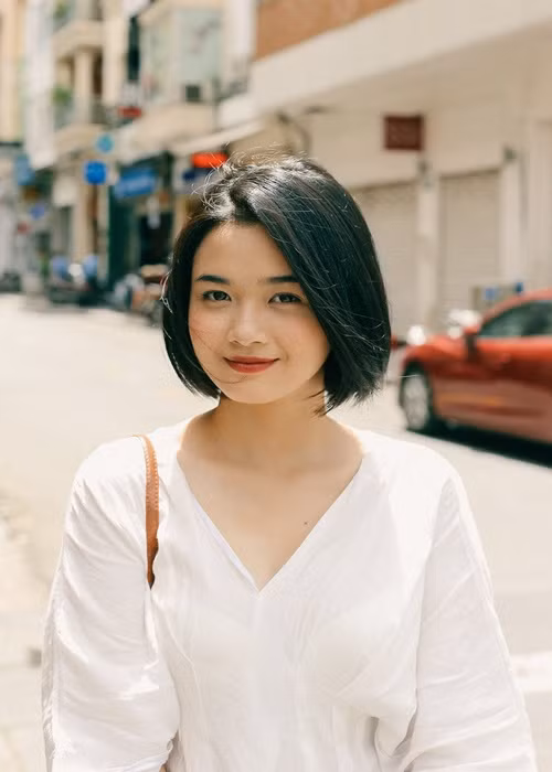 Theo Dân Trí, Ngọc Xuân cao 1m62, có số đo ba vòng 88-67-93 cm. Ảnh: FBNV.