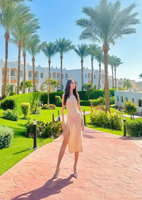 Cuộc thi Miss Intercontinental 2023 - Hoa hậu Liên lục địa 2023 đang diễn ra tại Ai Cập. Hoa hậu Bảo Ngọc có mặt tại cuộc thi với vai trò đương kim hoa hậu. Ảnh: FBNV.