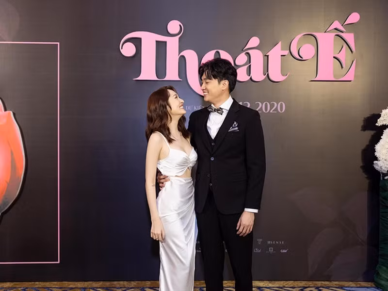 Quốc Trường cho rằng sự thân thiết ngoài đời với Bảo Anh là một lợi thế để anh vào vai thuận lợi trong Bẫy ngọt ngào. Ảnh: FBNV.