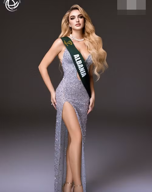 Drita Ziri thuộc nhóm thí sinh mạnh khi tham gia Hoa hậu Trái đất 2023. Ảnh: Miss Earth.