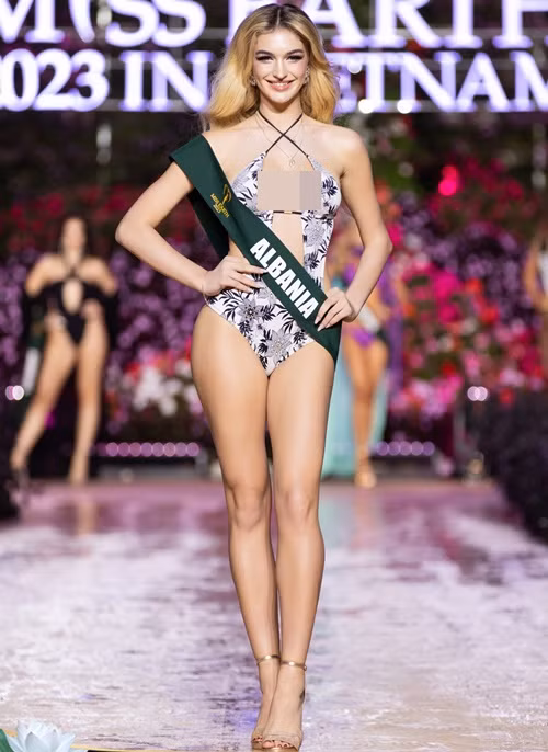 Gương mặt của tân Hoa hậu Trái đất xinh như búp bê. Ảnh: Miss Earth.