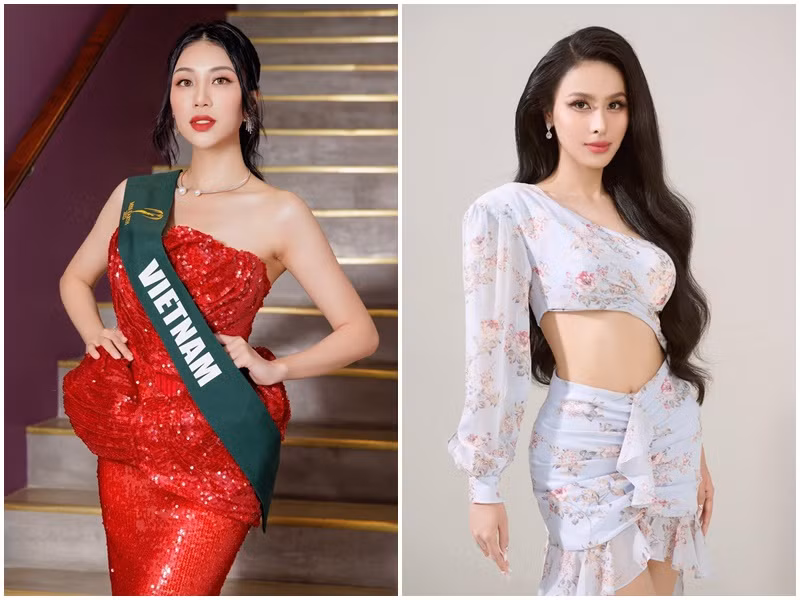 Ngọc Hằng được nhận xét đẹp ngọt ngào, gợi cảm trong khi Lan Anh sắc sảo. Ảnh: FBNV.