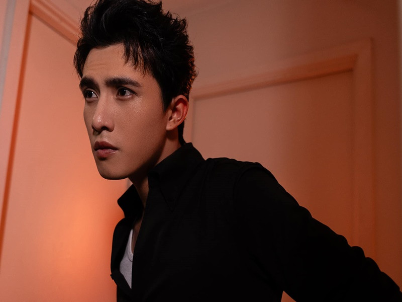 Trần Ngọc Vàng chia sẻ trên Thể Thao và Văn Hóa, anh may mắn khi được bố mẹ cho một hình hài ưa nhìn. Để được khán giả yêu mến hơn nữa, anh phải cố gắng dựa vào năng lực của bản thân. Ảnh: FBNV.