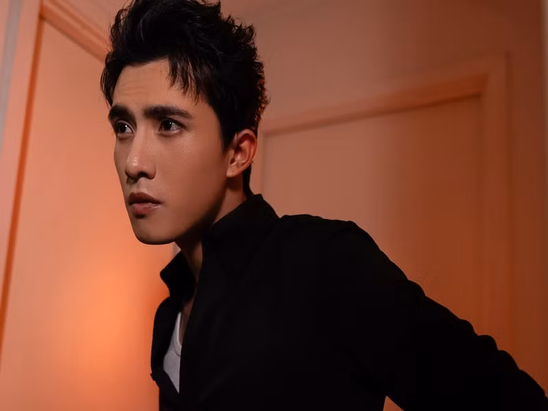 Trần Ngọc Vàng chia sẻ trên Thể Thao và Văn Hóa, anh may mắn khi được bố mẹ cho một hình hài ưa nhìn. Để được khán giả yêu mến hơn nữa, anh phải cố gắng dựa vào năng lực của bản thân. Ảnh: FBNV.