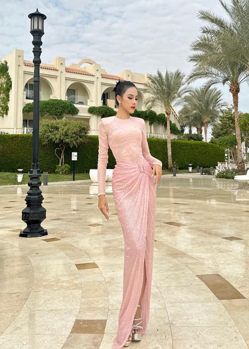 Đại diện Việt Nam được đánh giá luôn xuất hiện chỉn chu. Ảnh: FBNV.