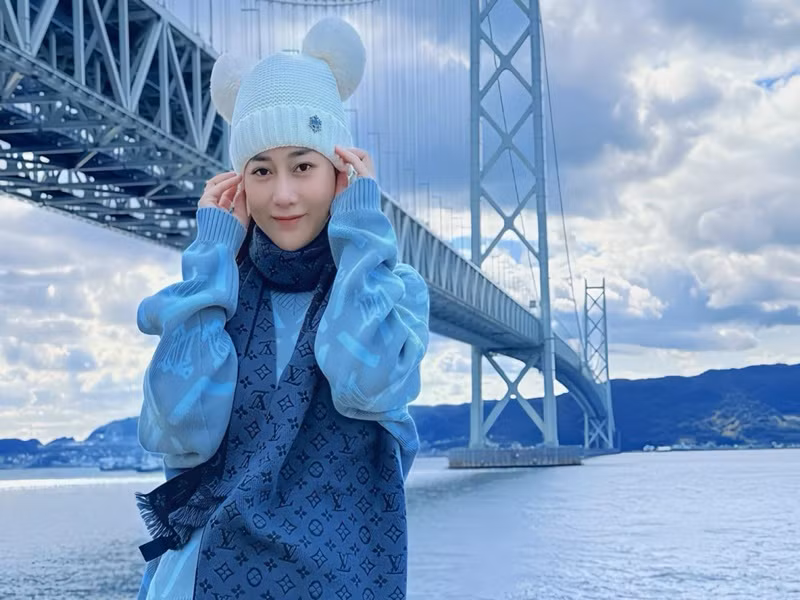 Phương Oanh được nhận xét đẹp mặn mà hơn khi mang bầu.