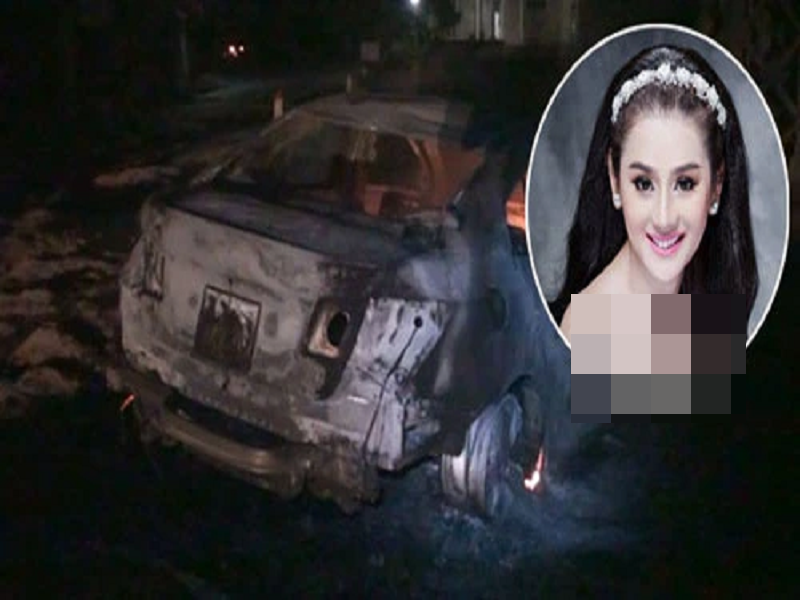 Theo Dân Trí, tối ngày 21/7/2012, xe của ca sĩ Lâm Khánh Chi do lái xe Tâm điều khiển, chạy từ thị trấn Kiến Giang (huyện Lệ Thủy, Quảng Bình), về đến khu vực trước trường Tiểu học số 2 xã Liên Thủy lao xuống ruộng bên đường. Đúng lúc đó, ở gần đấy, một đống rơm của người dân đang cháy. Ngọn lửa lan nhanh vào lốp xe rồi xe bốc cháy. Lâm Khánh Chi và tài xế đã nhanh chóng thoát ra khỏi xe. Ảnh: Pháp Luật TP HCM.