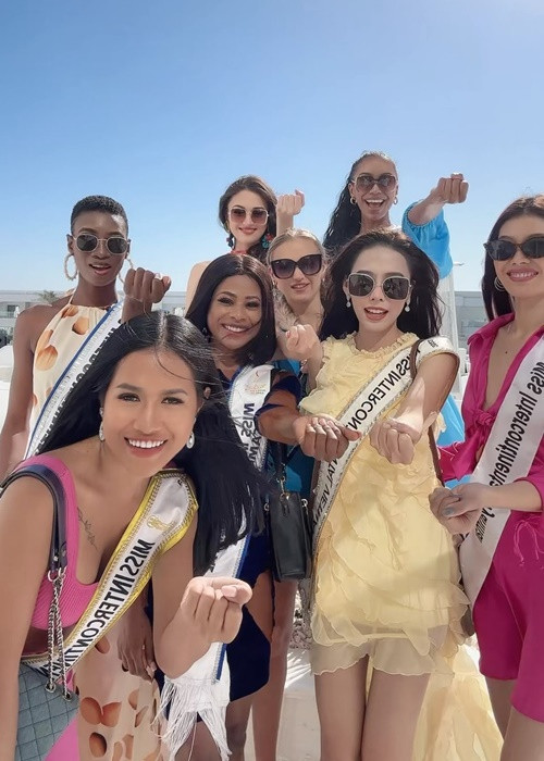 Ngọc Hằng gây ấn tượng ngay từ khi bước vào cuộc thi. Cô được đánh giá luôn tự tin, thân thiện. Ảnh: Instagram.