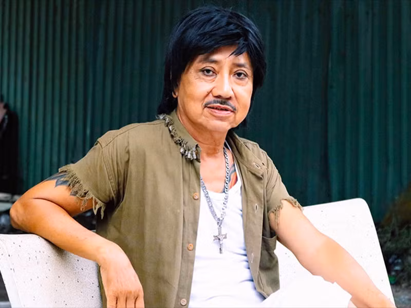 Diễn viên Aly Dũng đóng vai phụ - anh lính trong phim Biệt động Sài Gòn. Ở tuổi 73, ông mắc bệnh ung thư máu giai đoạn 2, sống túng thiếu. Ảnh: Dân Trí.